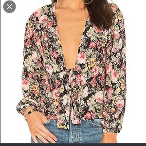 Majorelle wrap top size small